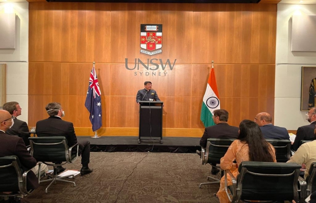 Began the day with an interaction with students of University of New South Wales, Sydney which I had visited 6 years ago.